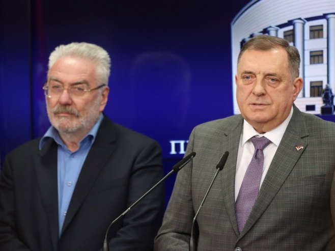 Nestorović i Dodik - Foto: predsjednikrs.rs/Borislav Zdrinja