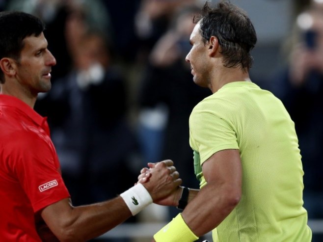 Novak Đoković i Rafael Nadal (foto: EPA-EFE/MOHAMMED BADRA) - 