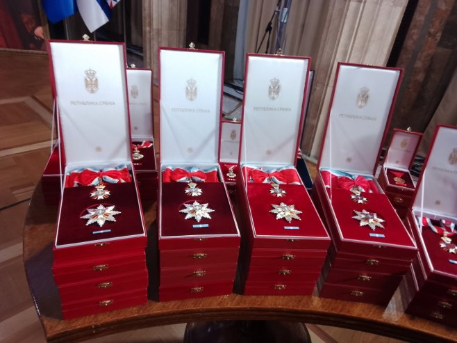 Dan državnosti Srbije - odlikovanja - Foto: RTRS