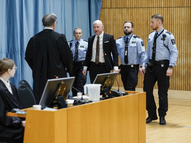 Suđenje Andres Brejviku (Foto: EPA-EFE/CORNELIUS POPPE/POOL NORWAY OUT) - 