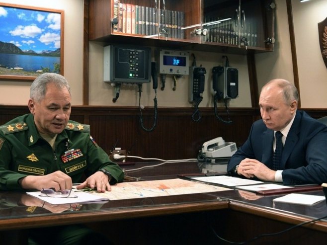 Šojgu i Putin (Foto: EPA-EFE/ALEXEI DANICHEV/SPUTNIK/KREMLIN POOL MANDATORY CREDIT, Ilustracija) - 