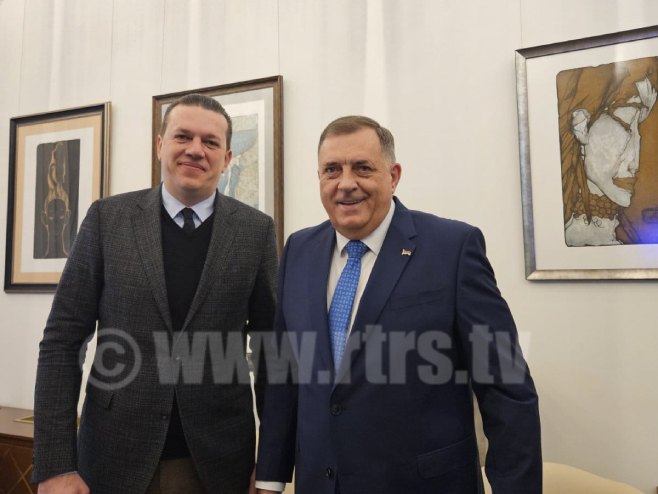Sergej Rutenka i Milorad Dodik - Foto: RTRS
