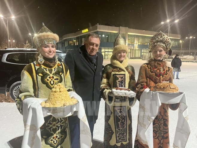Dodik stigao u Kazanj - Foto: RTRS