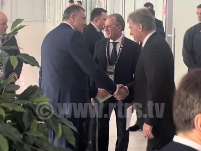 Milorad Dodik i Dmitrij Peskov - Foto: RTRS