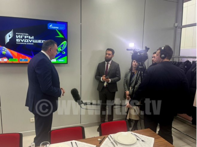 Dodik - Intervju za rusku nacionalnu televiziju - Foto: RTRS