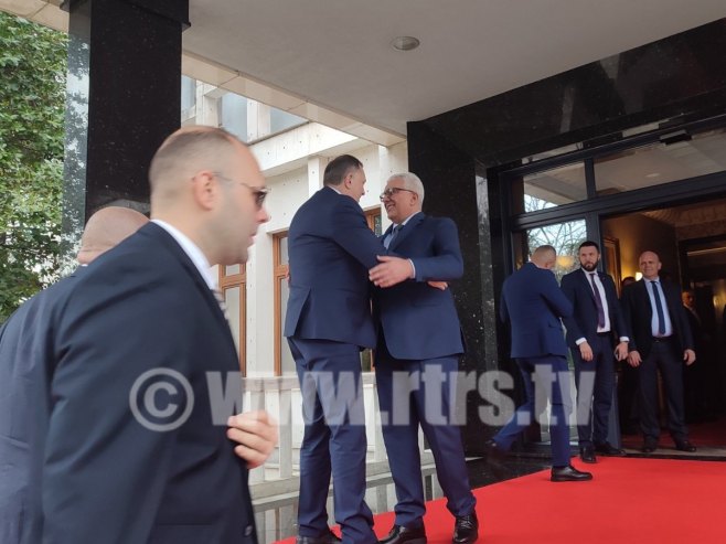 Milorad Dodik u Podgorici - Foto: RTRS