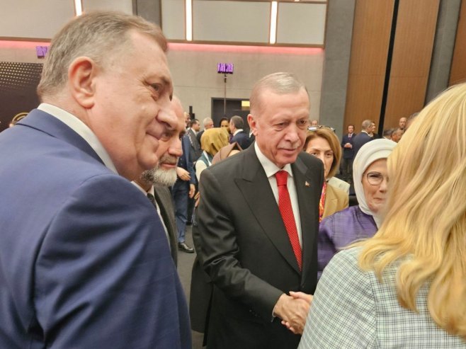 Dodik, Cvijanović i Erdogan - Foto: Ustupljena fotografija