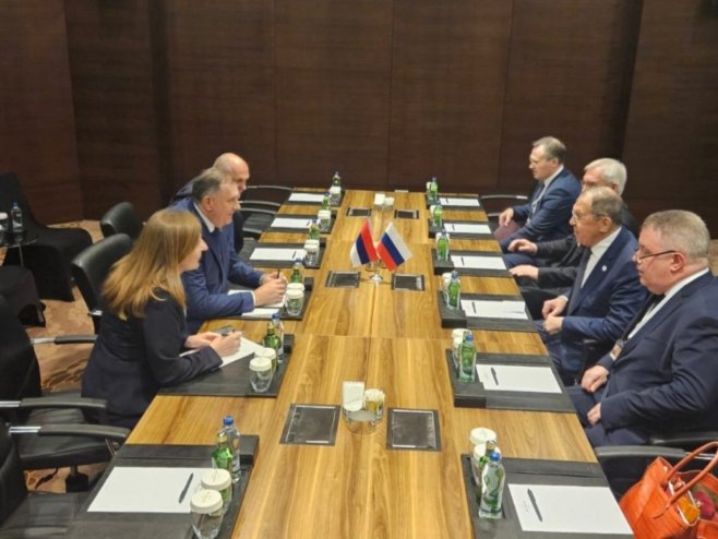 Dodik i Lavrov - sastanak u Antaliji - Foto: Ustupljena fotografija
