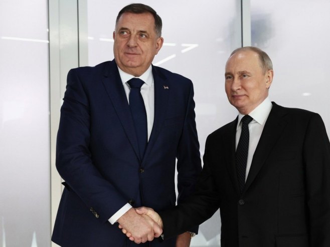 Putin i Dodik  (Foto:EPA-EFE/SERGEI BOBYLEV/SPUTNIK/KREMLIN POOL / POOL MANDATORY CREDIT) - 