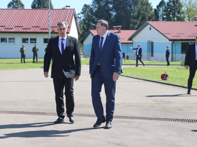 Dodik i Karan - Foto: predsjednikrs.rs/Borislav Zdrinja