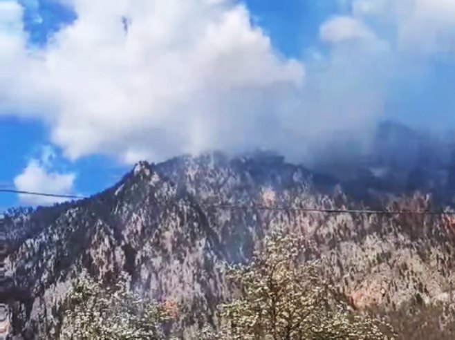 Požar na Durmitoru (Foto: Screenshot/nationalparksofmontenegro/Instagram) - 