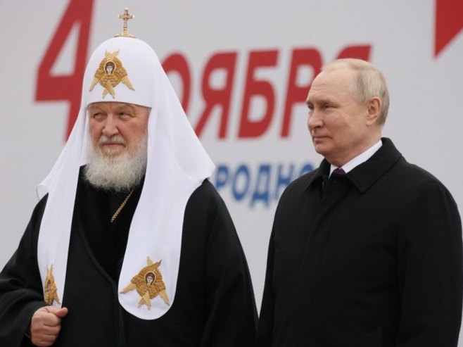 Patrijarh Kiril i Vladimir Putin (Foto: EPA-EFE/MIKHAIL METZEL/KREMLIN / POOL MANDATORY CREDIT, ilustracija) - 