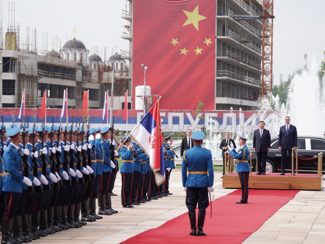 Doček predsjednika Kine (Foto: TANJUG/ STRAHINJA AĆIMOVIĆ/ bg) - 