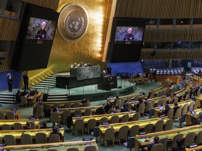 Generalna skupština UN (Foto:  EPA-EFE/SARAH YENESEL) - 