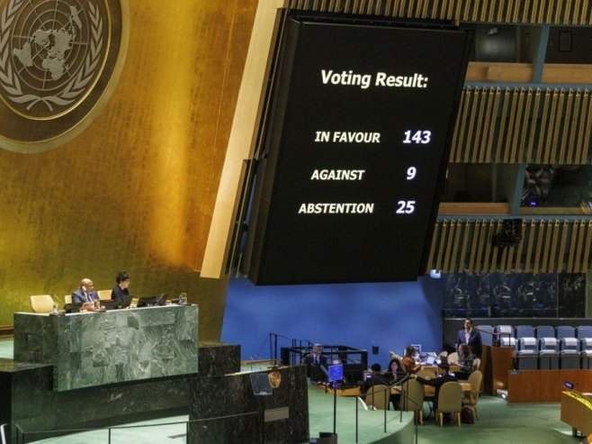 GS UN podržala palestinsku kandidaturu za punopravno članstvo u UN (Foto: EPA-EFE/SARAH YENESEL) - 
