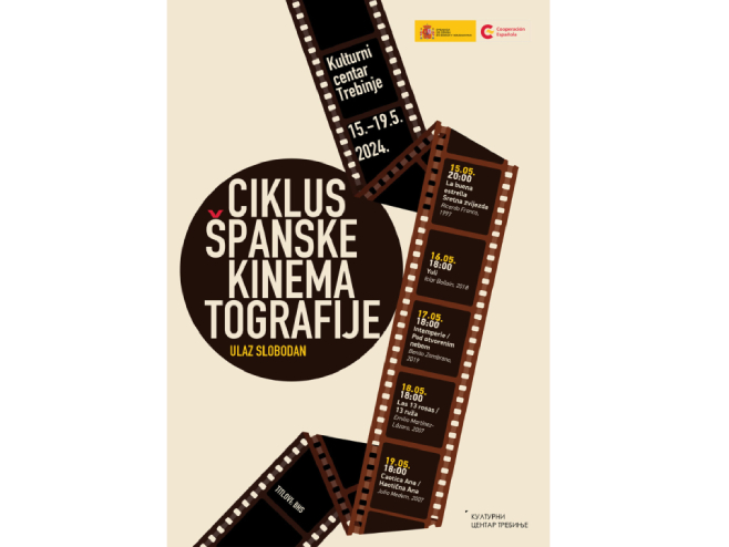 "Ciklus španske kinematografije" u Kulturnom centru Trebinje