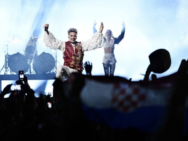 Bejbi Lazanja poslije Evrovizije 10. jula na Egzitu