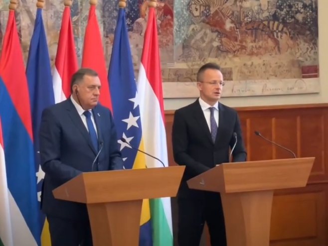 Dodik i Sijarto - Foto: Screenshot
