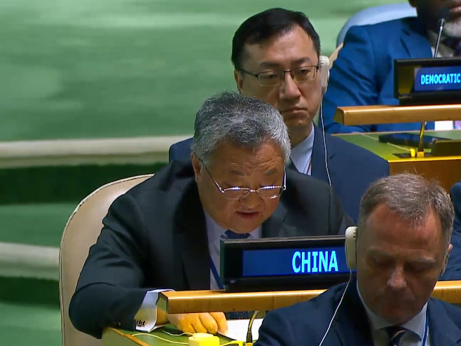 Predstavnik Kine u UN (Foto:  webtv.un.org/screenshot)) - 
