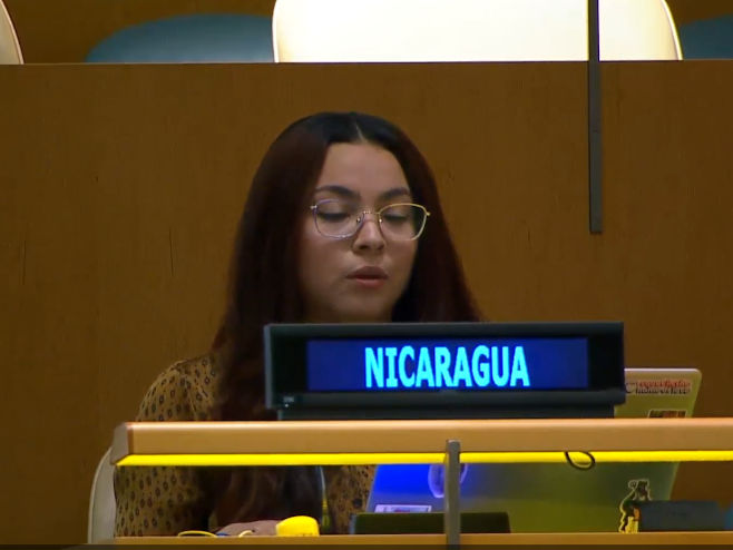 Predstavnik Nikaragve (Foto: webtv.un.org/screenshot) - 
