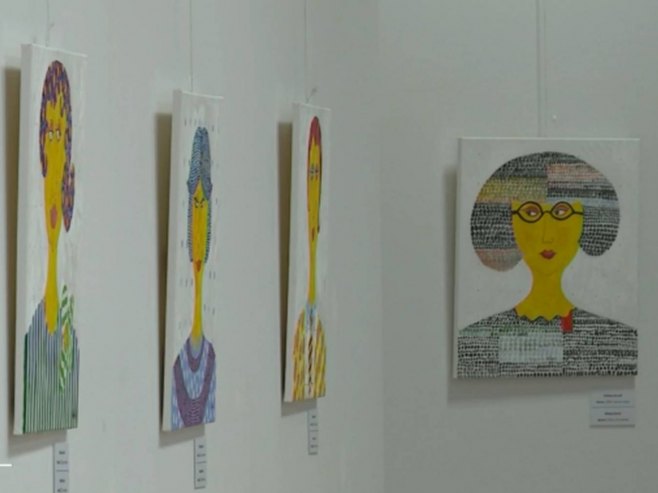 Izložba banjalučkog slikar Nebojša Bosnić u Dječijem pozorištu Srpske (VIDEO)