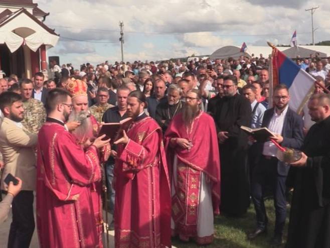 Osveštan hram kod Vlasenice Osveštan hram kod Vlasenice - Foto: RTRS