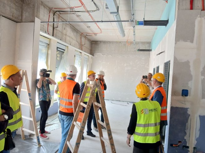 Radovi na novoj bolnici u Trebinju - Foto: RTRS