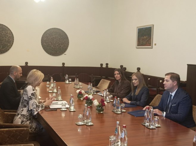 Sastanak Đurđević Stamenovski i Čabrić - Foto: RTRS