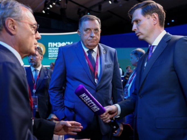 Dodik na Međunarodnom ekonomskom forumu (foto: x.com/MiloradDodik) Dodik na Međunarodnom ekonomskom forumu (foto: x.com/MiloradDodik) -