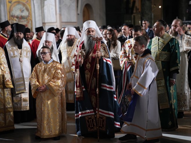 Patrijarh Porfirije: Danas je dan spasenja, slave i radosti (FOTO/VIDEO)