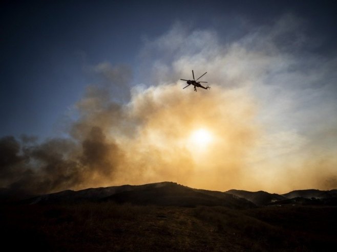Los Anđeles, požar (Foto: EPA-EFE/ETIENNE LAURENT, ilustracija) - 