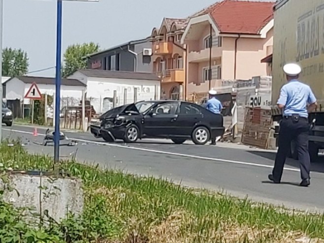 Saobraćajna nezgoda u Banjaluci - Foto: RTRS