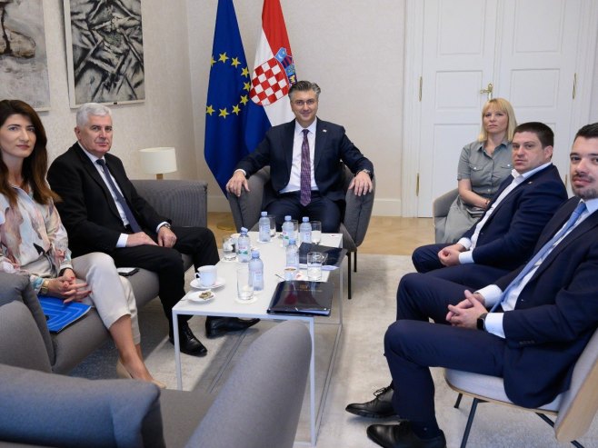 Čović i Plenković o jačanju bilateralnih odnosa