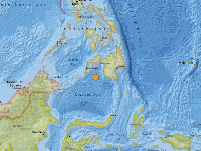 Zemljotres kod Filipina (Foto: earthquake.usgs.gov) - 