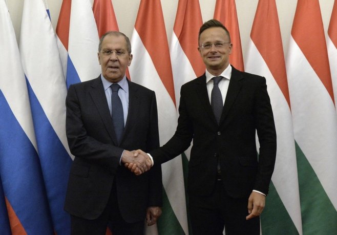 Lavrov i Sijarto (Foto: EPA/Lajos Soos HUNGARY OUT) - 