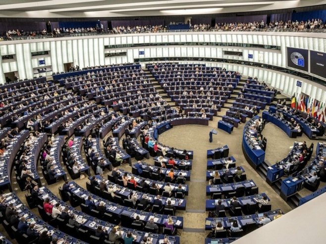 Evropski parlament (foto: EPA-EFE/CHRISTOPHE PETIT TESSON) - 
