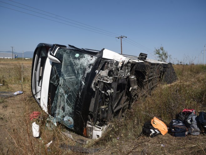 Saobraćajna nesreća autobusa (Foto: EPA-EFE/STR/ilustracija) - 