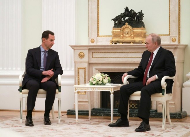 Putin i Asad (Foto: EPA-EFE/VLADIMIR GERDO / SPUTNIK / KREMLIN POOL MANDATORY CREDIT/ilustracija) - 