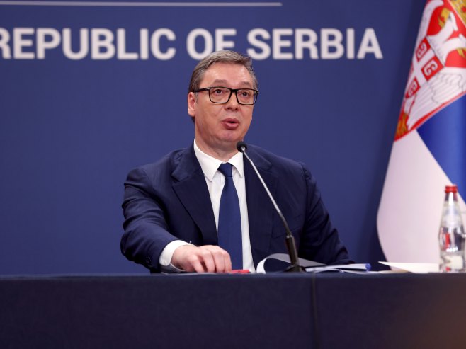 Vučić o utakmici Srbija-SAD: Sljedeći put nam unaprijed kažite koga smijemo da pobijedimo