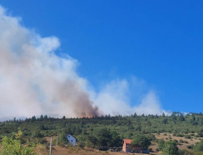 Požar kod Drvara - Foto: SRNA