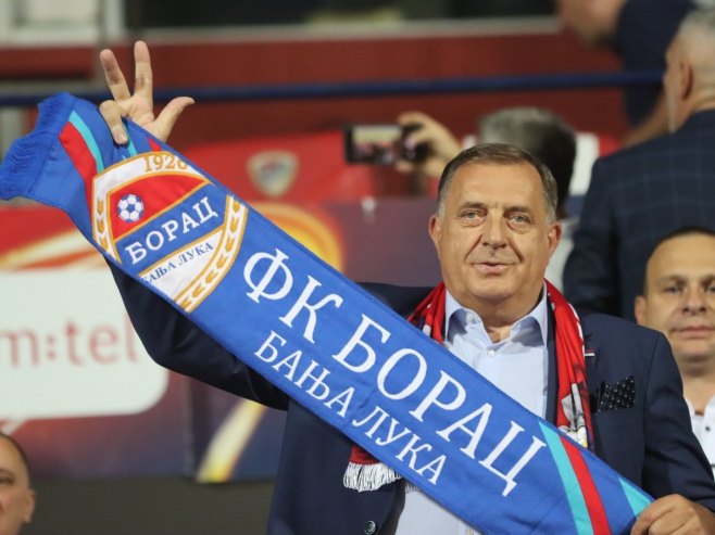 Dodik: Ponosni na Borac i pored poraza