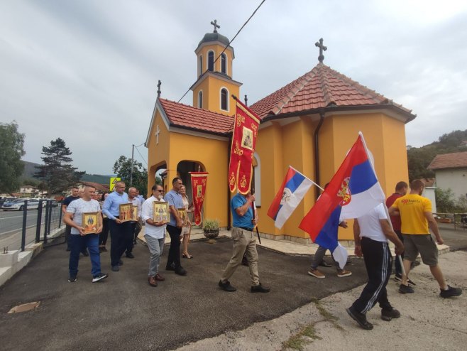 Višković u Milićima - Foto: RTRS