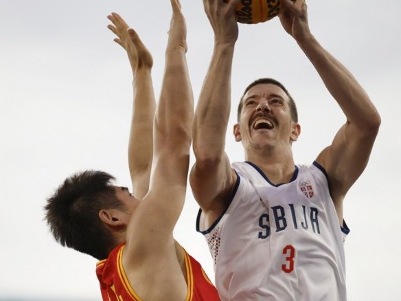 Basketaši Srbije (FOTO: EPA-EFE/YOAN VALAT) - 