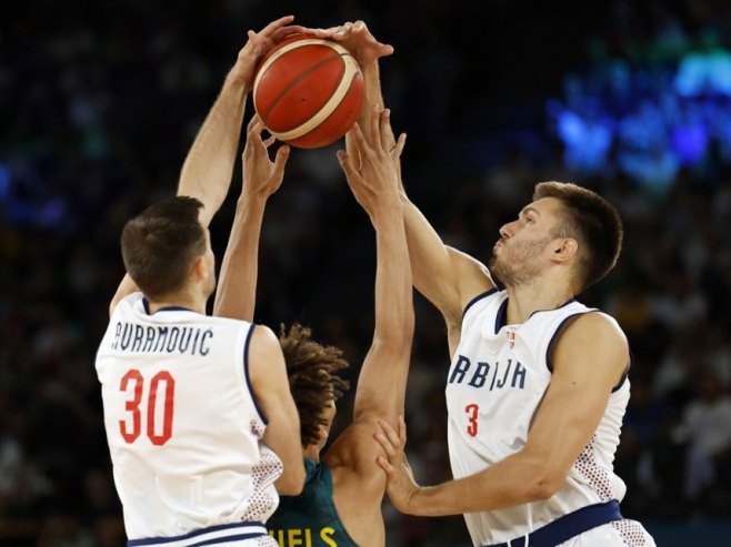 Košarkaši Srbije (foto:  EPA-EFE/CAROLINE BREHMAN) - 