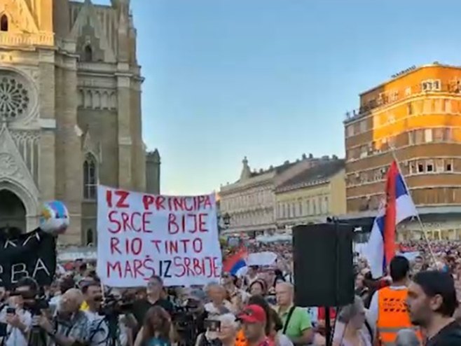 Novi Sad-protest - Foto: Screenshot