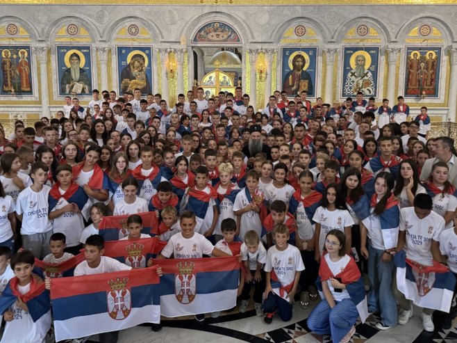 Patrijarh Porfirije ugostio mlade sportiste (foto: spc.rs) - 