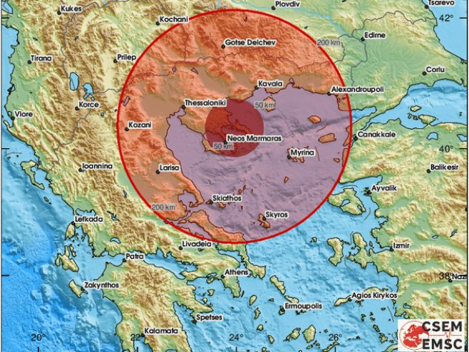 Zemljotres u Grčkoj (Foto: EMSC) - 