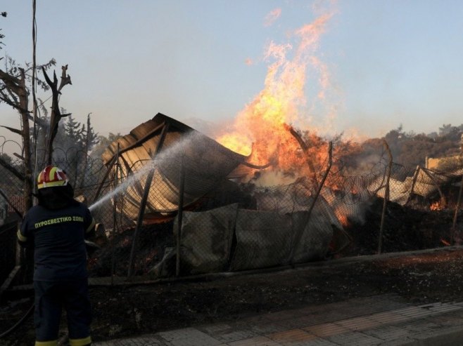 Požari u Grčkoj (foto: EPA-EFE/GEORGE VITSARAS) - 