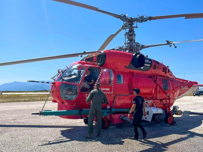 Helikopterska jedinica MUP - a Srbije (Foto: TANJUG/Ministarstvo bez portfelja/Duško Vukajlović) - 