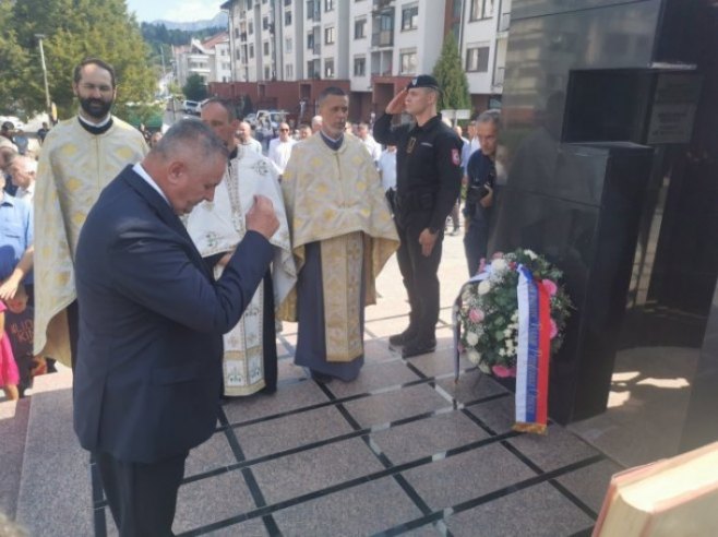 Radovan Višković u Palama (foto: x.com/vlada_srpske) - Foto: Ustupljena fotografija